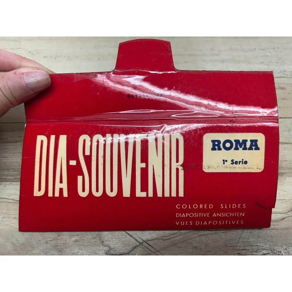 Vtg Lot Of 24 Color Slides DIA-SOUVENIR Architecture Buildings Of Rome Italy